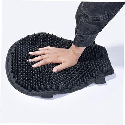 Luxshiny Sturdy Motorcycle Seat Cover Massage Pad Silicone Cushion for Motorbike