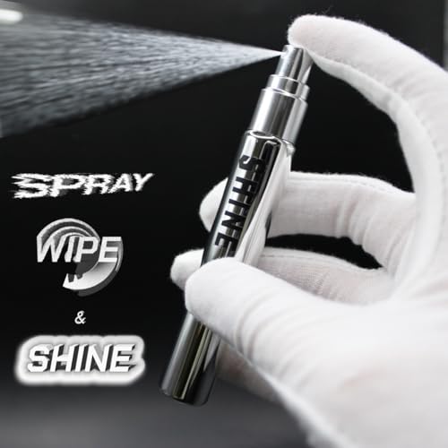 SIBERIAN Shine Liquid Cleaner 0.5oz Spray Made in USA + (1) Fabric Cloth for Camera, Electronic Devices, Eyewear Lenses Compact 15ml Travel - size: 0.5 Fl Oz (Pack of 1)