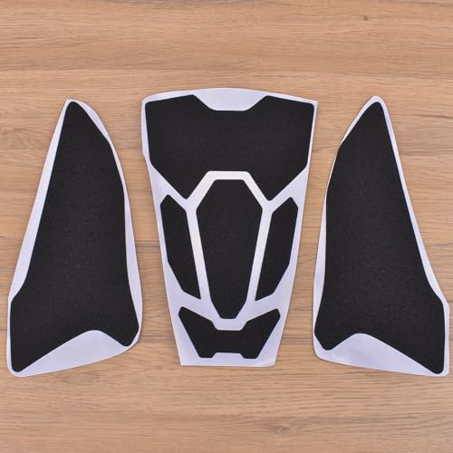 Motorcycle Side Fuel Tank Pads Protector Stickers Decal Gas Knee Grip Traction Pad Compatible for HO&N&DA CB650R/CBR650R Accessories 2019-2024 (Black)