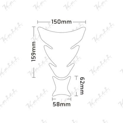 Keiti Motorcycle Tank Pad Country Flag (Germany) - color: Germany