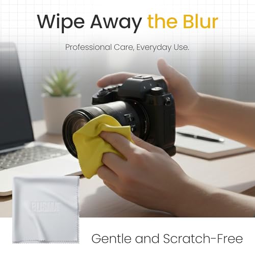 Lens Cloth – Microfiber Cleaning Cloth for Glasses, Streak Free, Lint Free, Scratch Free, Reusable Eyeglass Cleaner, Camera Lens, Phone, Laptop & Electronics - Pack of 6 (2 of Each Color) - size: 6 Pack