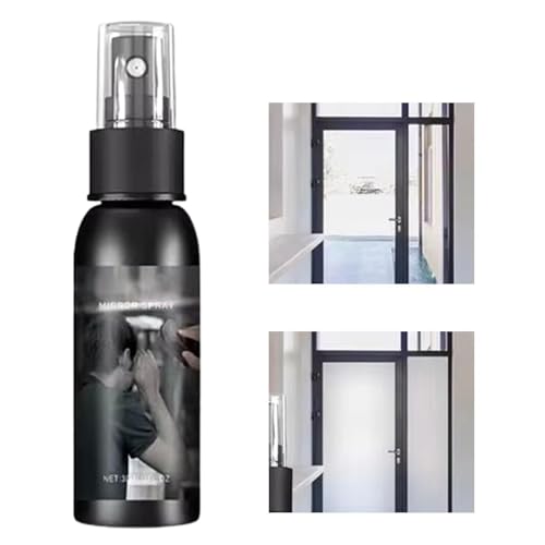 Glass Cleaner Spray, 50ML Stain Remover, Odorless Privacy Agent, Automotive Mirror Goggles Tool, Shower Door Window Cleaning Accessory, Care Gear for RV, Truck, Trailer, Pickup, Motorcycle