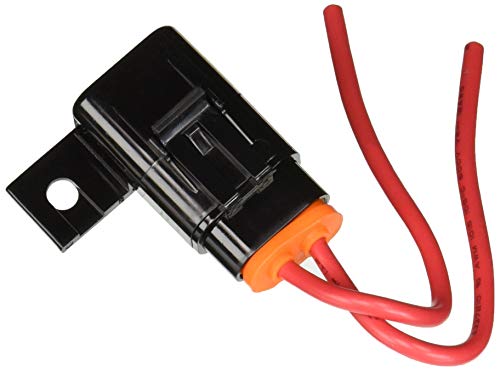 Bussmann BP/HHU Water Resistant In Line ATM Fuse Holder (32V/30A #12 Wire Leads), 1 Pack
