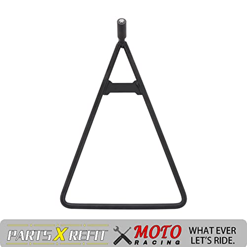 AnXin Dirt Bike Triangle Stand Motorcycle Stand Kickstand Universal for 80-500cc Supermoto Motocross Enduro Pit Bike - Black - size: triangle stand