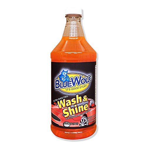 Blue Wolf BWCWQ Wash and Shine Bottle, 32 oz.
