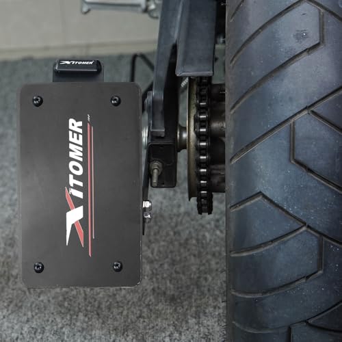 Xitomer Universal Side License Plate Holder Motorcycle License Plate Bracket With Led Plate Light Universal Side Fender Eliminator Side Motorcycle Tail Tidy