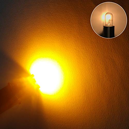 194 LED Car Bulb Amber Yellow 3030 Chipset 2SMD T10 194 168 W5W LED Wedge Light Bulb 1.5W 12V License Plate Light Courtesy Step LightTrunk Lamp Clearance Lights (12pcs/pack)… - color: Amber Yellow
