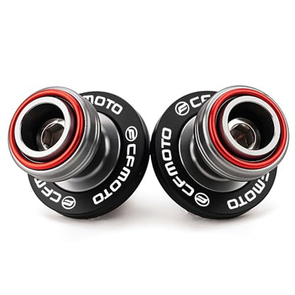 Compatible with CFMOTO Ibex450 Ibex800 300SS 450SS 450NK 450CLC 675SS 675NK 750SS 800NK Motorcycle CNC Swingarm Spools Sliders Stand Screw Paddock Bobbins (Red) - color: Red