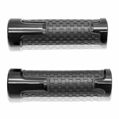7/8" 22mm CNC Alu Motorcycle Handlebar Grips Compatible with CBR150 CBR500 CBR100F CBR1000RR CBR1100XX CBR125 CBR250 CBR300R CBR400RR CBR400F CBR450SR CBR600RR CBR600F CBR900RR CBR954RR Black - color: black, size: Handlebar Grips without Grip Ends