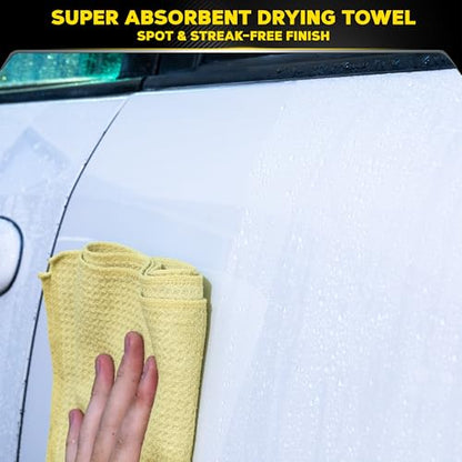 Meguiar's Water Magnet Microfiber Drying Towel - Premium Car Drying Towel That's Super Plush, Water Absorbent & Scratch-Free -1 Pack - size: 1 Drying Towel Pack, style: Microfiber Towel