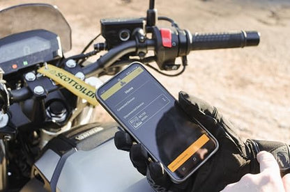 Scottoiler Essentials Micro xSystem 3.0+ Electronic Automatic Motorcycle Chain Lubrication System with Bluetooth App Control