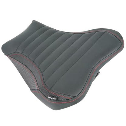 Motorcycle Leather Front Driver Saddle Seat Cushion Pad Set fit for Z900 Z 900 2017 2018 2019 2020 2021 2022 2023 2024 Pressure Relief Soft Rider Pillion, Black - color: Front - Black