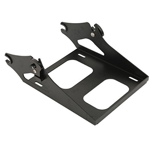TCT-MOTORPARTS Chopped Tour Trunk w/Wrap-Around Backrest Black Two-Up Mount Rack Fit For Harley STREET GLIDE 2018-2019 Raod Glide Special 2018 2019 Wicked Red - color: Fit for Wicked Red #4