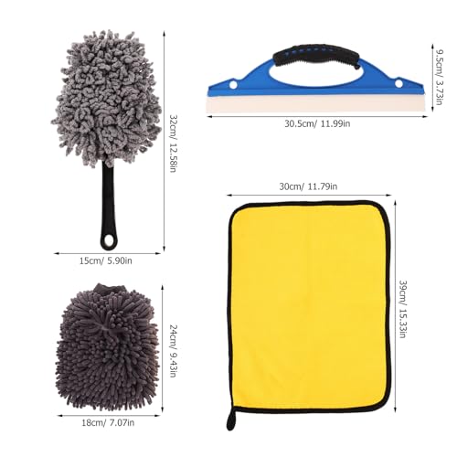 23 Pcs Car Detailing Brush Set with Wheel Hub Cleaner and Car Interior Duster, Multi-Function Auto Cleaning Kit for Tires, Wheels, and Motorcycle Chain Maintenance
