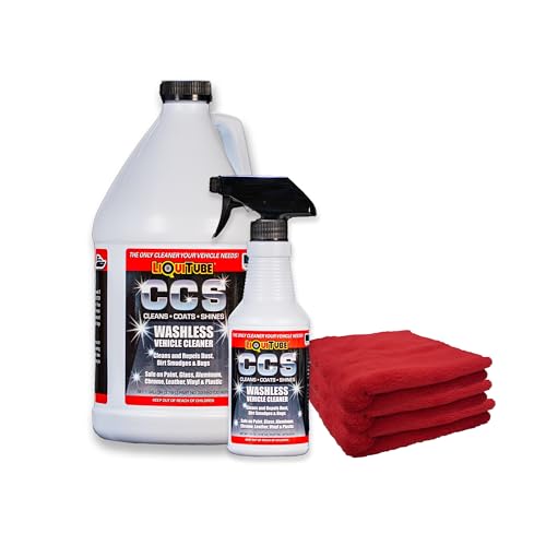 CCS Multi Surface Cleaner - Bug Remover for Motorcycles, Cars, Trucks, RVs, Boats - Polymer Chain Clear Coat Ceramic Alternative - Top Coat Shine and Protection Technology (CCS Pro Pack) - size: 144 Fl Oz (Pack of 1)