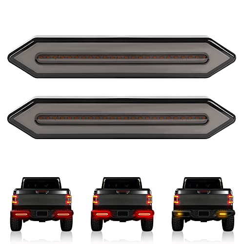 100 LED Trailer Tail Lights,2835SMD Bright Tail/Stop/Brake/Sequential Turn Signal Light Waterproof LED Tail Light Bar for Trailer Truck RV Pickup SUV Van DC12-30V - color: Red&Yellow