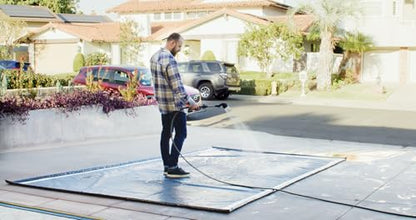 GaraMat Garage Floor Vehicle Containment Mat 8ft 6ins x 22ft - size: 8ft6" x 22ft