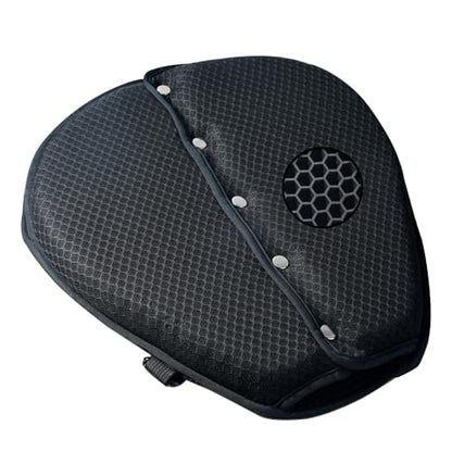 SUNPIE Motorcycle Gel Seat Pad Universal Motor Bike Seat Cover with Sun Protection Covers 3D Honeycomb Breathable Comfortable UV Resistance for Seat Height Adjustment &Vibration Reduction
