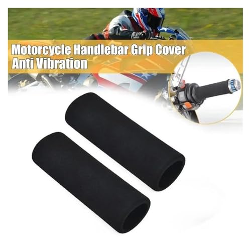 Motorcycle Motorbike Handlebar Foam Hand Grips Sleeve for Moto Slip-on Anti Vibration Comfort Motorcycle Protective Sheath Handlebars Grips Handle