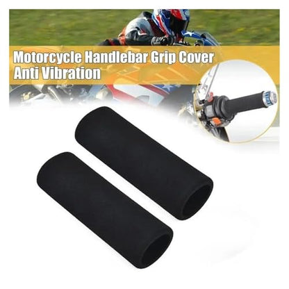 Motorcycle Motorbike Handlebar Foam Hand Grips Sleeve for Moto Slip-on Anti Vibration Comfort Motorcycle Protective Sheath Gripss Handlebars