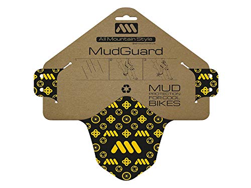 Bike Front Wheel Mudguard - Lightweight & Durable Protection - Universal Fit - Protect Against Mud, Water Spray and More - color: Gold/Couture