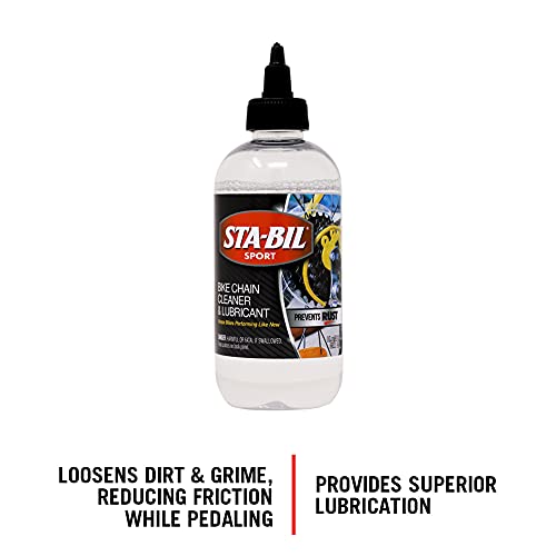STA-BIL SPORT Bike Chain Cleaner & Lubricant - Prevents Rust on Chains, Cables, and Derailleurs, Premium Lubricant, Easy to Apply, Preserves Bike Chains, 8oz (22406) - style: STA-BIL Bike Cleaner & Protectant Kit