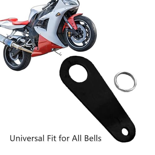 Motorcycle Bell Hangers Guardian Bell Hanger with Split Ring, 2 Pieces Luck Riding Bell Hangers, Universal Fit for Any Bells