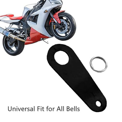 Motorcycle Bell Hangers Guardian Bell Hanger with Split Ring, 2 Pieces Luck Riding Bell Hangers, Universal Fit for Any Bells