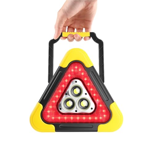 ASLAM Warning Triangle Light, Waterproof and Anti-rear-end Triangle Emergency Light