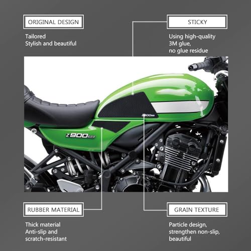 New for Kawasaki Z900RS z900 rs 2025 2018-2023 2024 Motorcycle Accessories Side Fuel Tank pad Tank Pads Protector Stickers Decal Gas Knee Grip Traction Pad Z900RS Tankpad