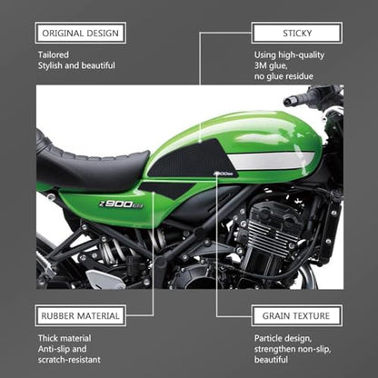 New for Kawasaki Z900RS z900 rs 2025 2018-2023 2024 Motorcycle Accessories Side Fuel Tank pad Tank Pads Protector Stickers Decal Gas Knee Grip Traction Pad Z900RS Tankpad