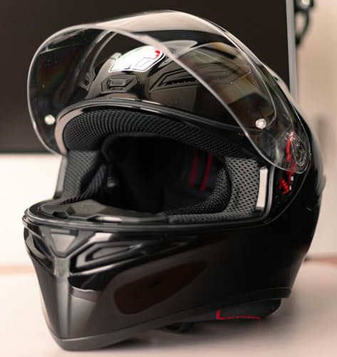 K1 Helmet shield Replacement,K5 Motorcycle Helmet Visor Compatible with AGV K1 K1S K3SV K5 K5S(Clear) - color: Clear