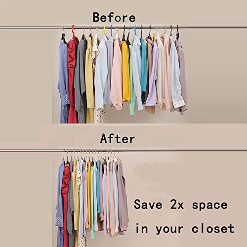Gold Hangers 20 Pack - Heavyduty Non Slip Slimline Suit Jacket T Shirt Hangers - Space Saving (White) - color: White