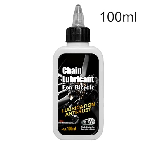 Chain Lube - 100ml Rust Proof Smooth Lubricant, Bike Chain Oil for Mountain Road Biking Cycling Maintenance Wash Cleaning Gear Brake Cable Tire Disc