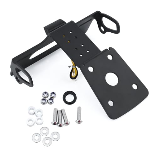 Motorcycle Fender Eliminator License Plate Holder Bracket Fit for Z900 Z900SE 2025-2026 Tail Tidy with LED Plate Light