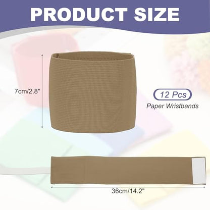 Soccer Captain Armband Elastic Wrist Arm Bands Adjustable Player Team Leader Anti-Slip Badge Sports Accessories - color: Light Brown