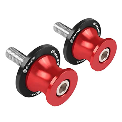 Worldmotop 6MM Swingarm Spools Sliders Replacement For Yamaha YZF R1 R3 R6 R25 R1000 - color: Orange