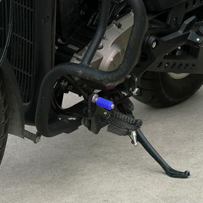 Universally Motorcycle Shifter Gear Lever Pedal Rubber Covers Antiskid Foot Peg Toe Protector Accessories - color: Red