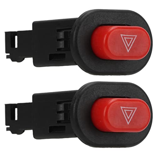 8×6×2 Hazard Light Double Flash Warning Controller for Motorcycle Motorbike Scooter Enhance with Visible Warning