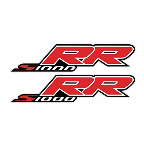 Awonderful Motorcycle S1000RR Fairing Decal Sticker for S1000RR 2009-2014 - Fairing Side Section Decal Sticker (Red and White) - color: Red and White