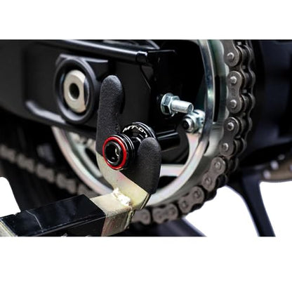 MOWOK Fit For YAMAHA MT-07 MT07 2026 2025 2024 2023 2022 2021 2020 2019 2018 2017 2016 2015 2014 Motorcycle Accessories Stand Screws Swing Arm Swingarm Spools slider (Red) - color: Red