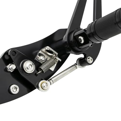 CNC Black 2.17" Forward Controls Foot Pegs Footrests Shift Levers Linkages Kits Compatible with 1995-2006 Kawasaki Vulcan 800 VN800 A B Classic E Drifter - color: Black B, size: VN800