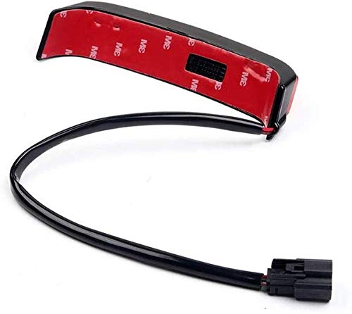 Eagle Lights Saddle-Lights Vivid Black Saddle Bag LED Lights for 2014 to Current Harley Davidson Touring Models - color: Black with Red Lens