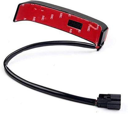 Eagle Lights Saddle-Lights Vivid Black Saddle Bag LED Lights for 2014 to Current Harley Davidson Touring Models - color: Black with Red Lens