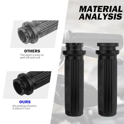 Motorcycle Hand Grips Cable Throttle Handlebar Grips Fit for Harley Dyna Softail Touring Road King Road Glide Sportster 48 72 883 1200