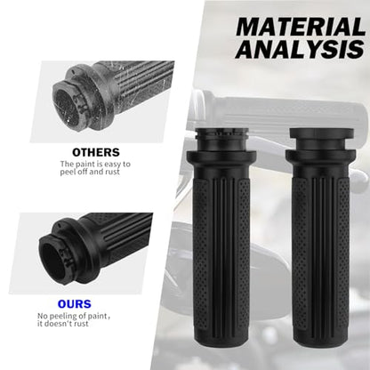 Motorcycle Hand Grips Cable Throttle Handlebar Grips Fit for Harley Dyna Softail Touring Road King Road Glide Sportster 48 72 883 1200