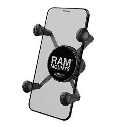 RAM MOUNTS X-Grip Universal Smartphone Holder Cradle – B Size 1" Ball (RAM-HOL-UN7BU) - style: Small Phones