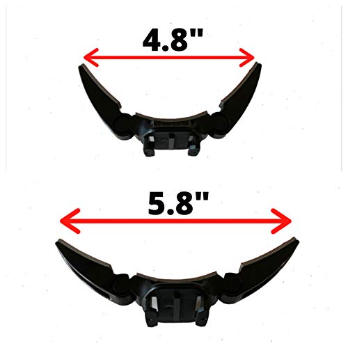 Universal Motorcycle Helmet Camera Mount, Snowmobile, Full Face Helmet Chin Mount for GoPro Compatible with Shoei, Ruroc, HJC, and More