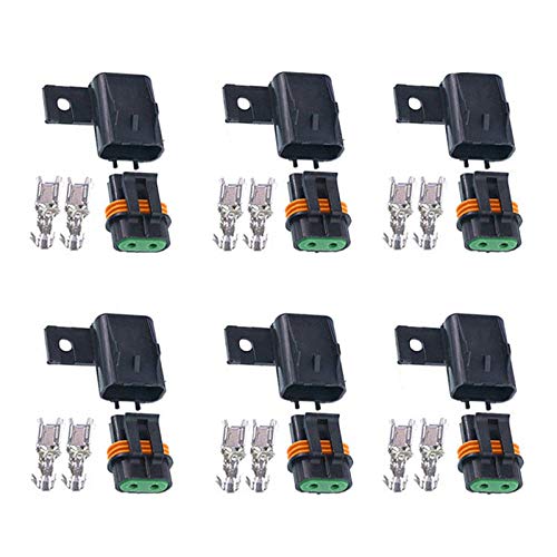 Waterproof Sealed ATO ATC Fuse Holder Assembly Splice Existing Wire Kit (Pack of 6)