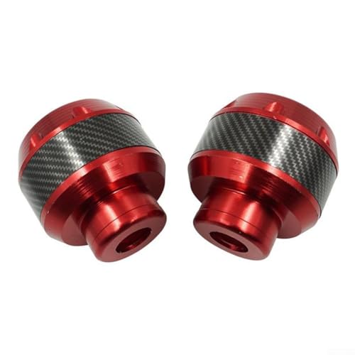 Front Fork Wheel Frame Motorcycle Sliders Crash Pad Protector For Motorcycle And Electric Scooter, Aluminum Alloy Shock Absorption Anti-Fall Cup(Red)